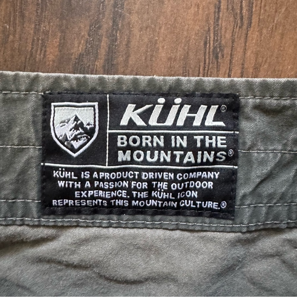 Kuhl Size 34 Carbon Gray Cargo Shorts - Picture 3 of 9